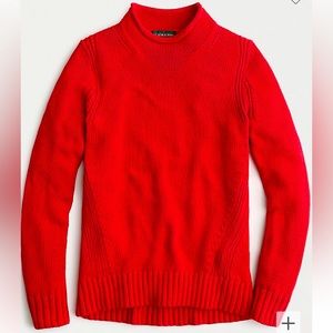 J.Crew Always 1988 Heritage Rollneck Sweater in Red